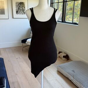 Drifter Black Ribbed Top XS